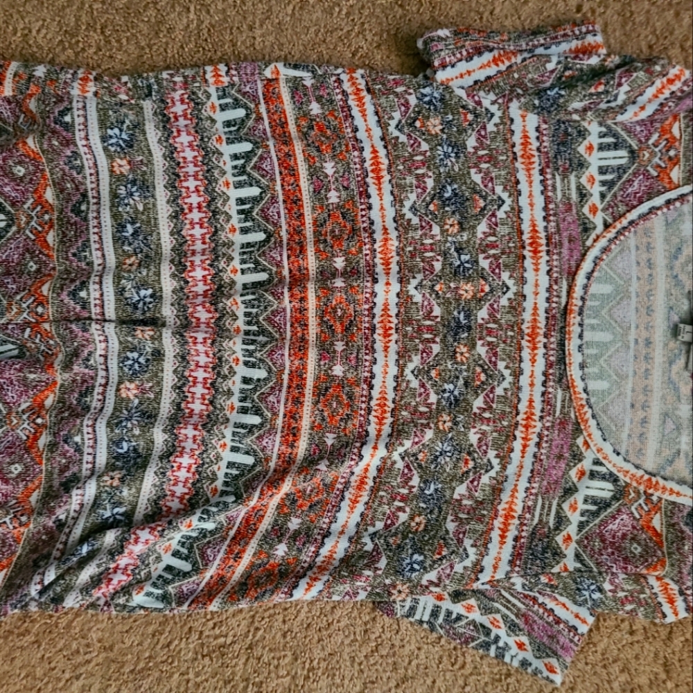 Womens Aztec print top
